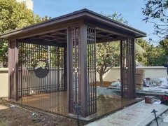 长春铝合金凉亭实景拍摄