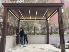 长春铝合金凉亭实景拍摄