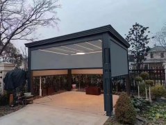 长春铝合金凉亭实景拍摄