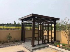 长春铝合金凉亭实景拍摄